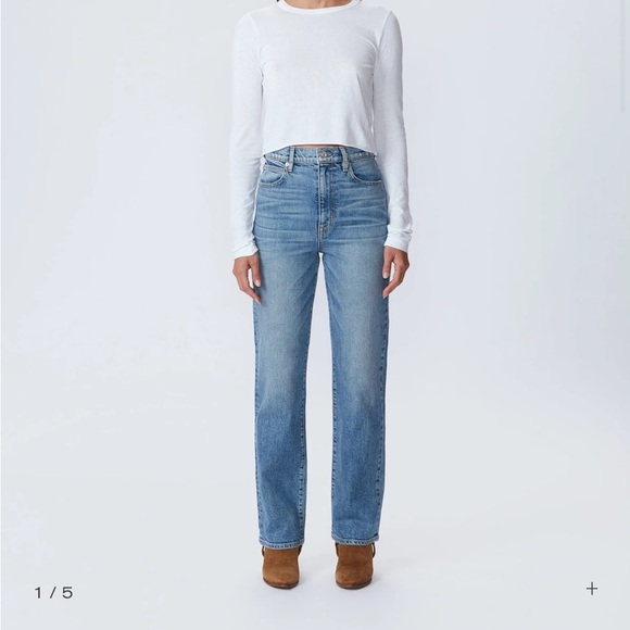 SLVRLAKE straight high rise jeans